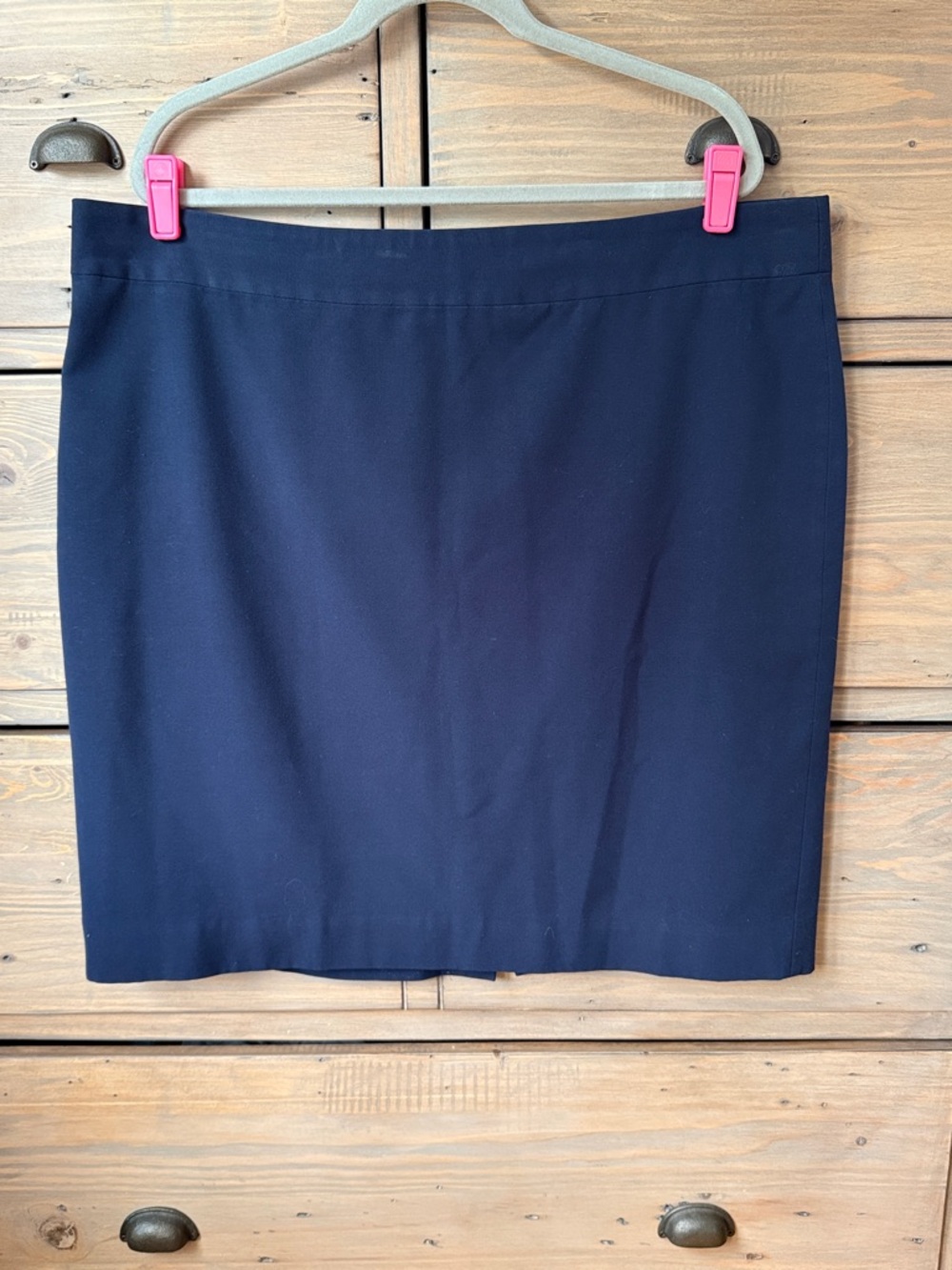 J. Crew Mercantile Navy Pencil Skirt sz 18